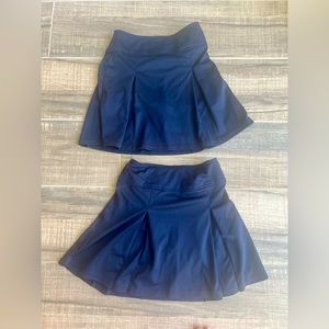 French Toast girls Navy uniform skorts with elastic waist size 7/8 • Take BOTH